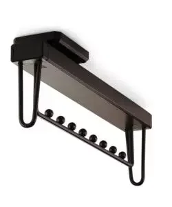 Appendiabiti estraibile per armadio color moka, 445 mm Promo Stagionale